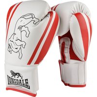 Lonsdale Club Training Gloves WhiteRed 16oz