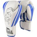 Lonsdale Club Training Gloves WhiteBlue 10oz