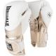 Lonsdale L60 Hook and Loop Leather Training Gloves WhiteGold 18oz