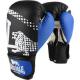 Lonsdale Lion Spar Hook and Loop Training Gloves BlackWhite 10oz