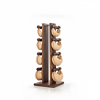 Swing Tower and Weights In Store For You To TryWalnut Swing Weights and Tower Tan Leather