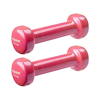 York Vinyl Dipped Dumbbells 2 x 0.5kg Pink