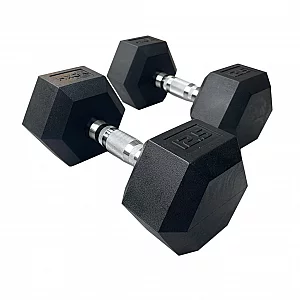 HXGN Pro Hex Dumbbells 2 x 12.5kg