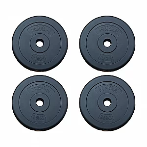 HXGN 4 x 2.5kg Standard 1 Weight Plates