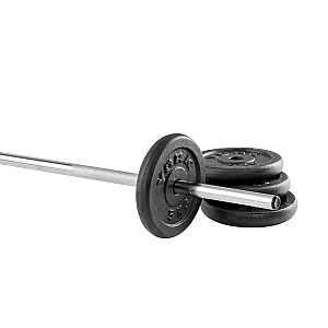 York 4 x 5kg Cast Iron 1 Weight Plates